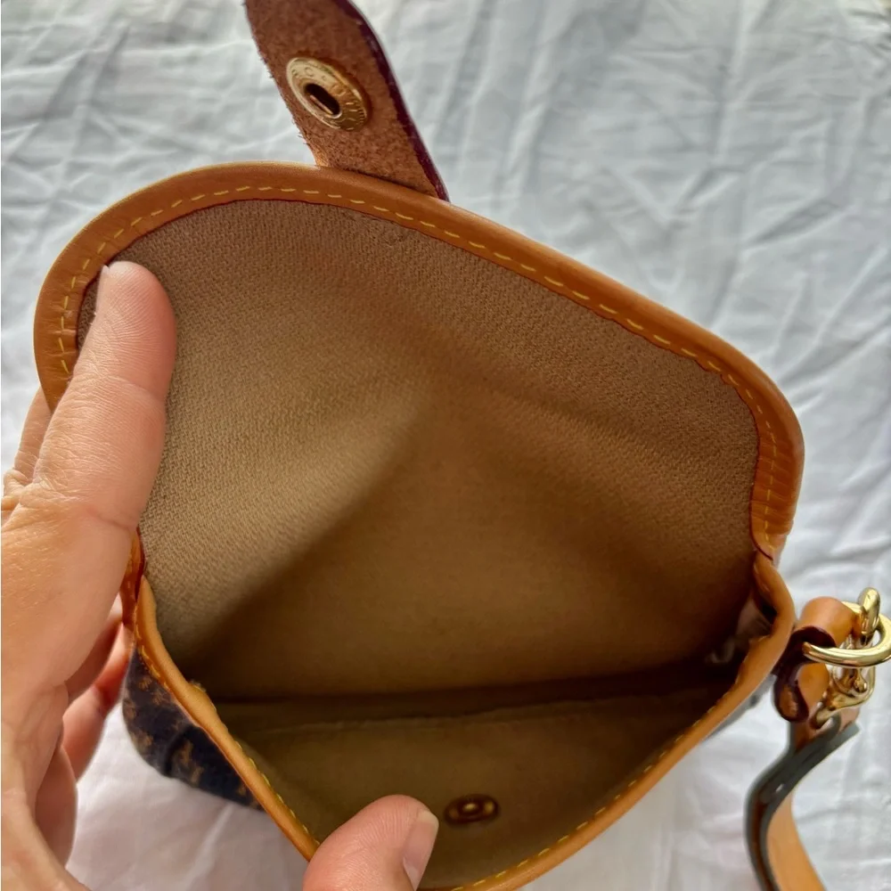 Dooney & Bourke denim Shoulder Bag with Monogram